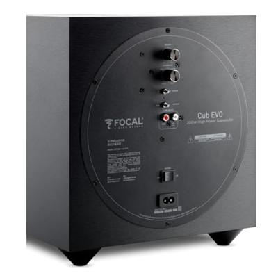 Focal: Cub Evo Subwoofer - Zwart Focal: Cub Evo Subwoofer - Zwart