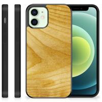 iPhone 12 Mini Grip Case Licht Hout - thumbnail