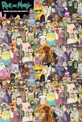 Poster Rick and Morty - Where Are Rick and Morty - 61x91,5cm Poster Rick and Morty - Where Are Rick and Morty - 61x91,5cm