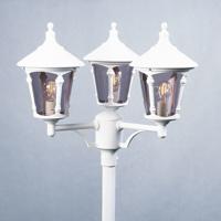 Buitenverlichting lantaarnpaal Virgo 54 cm 3-lichts wit 573-250 - thumbnail