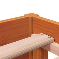 Slaapbank 75x190 cm massief grenenhout wasbruin - thumbnail