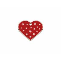 Naamplaatje Imarc PetScribe Passion Rood Zilverkleurig - thumbnail