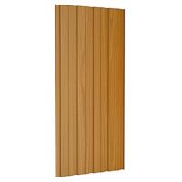 VidaXL Dakpanelen 12 st 100x45 cm gegalvaniseerd staal lichthout - thumbnail