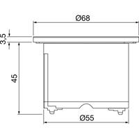 Bachmann 926.301 Stekkerdoos (inbouw) - thumbnail