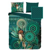 HIP Collectie Paradijsvogel Dekbedovertrek Groen-2-persoons (200 x 200/220 cm) - thumbnail