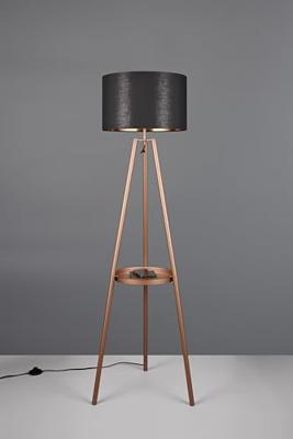 Trio Staande vloerlampColette zwart met goud - R41561065