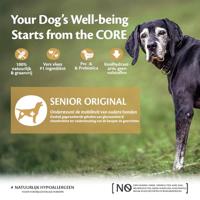 Wellness CORE Senior Original, kalkoen & kip, 10kg, hondenbrokken voor oudere honden (7+ jaar), natuurlijk & graanvrij droog hondenvoer, zonder toegevoegde suikers - thumbnail