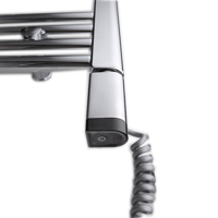 Elektrisch Thermostaat Radiator ONE D 300W tbv Handdoekradiator Sapho Dorlion Chroom Sapho - thumbnail