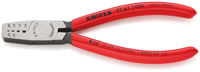 Knipex Krimptang voor adereindhulzen | Kunststof bekleed | Lengte 145 mm | Zelfbedieningskaart/blister - 97 61 145 A SB - thumbnail