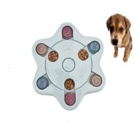Huisdier speelgoed hond voedsel draaitafel eten puzzel anti-Smashing hond Bowl supplies stijl: zeshoek stijl (blauw) - thumbnail