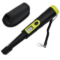 Pinpointer metaaldetector met LCD-scherm zwart en geel - thumbnail
