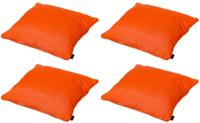 Sierkussen 60x40 piping Panama vlammend oranje (4 stuks) Madison - Madison - thumbnail