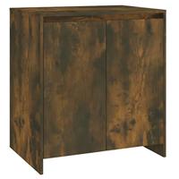 Dressoir 70x41x75 cm bewerkt hout gerookt eikenkleurig - thumbnail