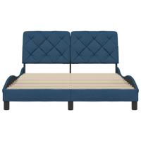 Bedframe zonder matras stof blauw 180x200 cm - thumbnail