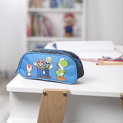 Undercover Etui super mario blauw met rits