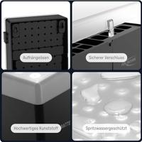 ANSMANN Premium accubox voor 4 Mignon AA of Micro AAA batterijen en batterijen – bewaardoos ter bescherming en transport 48 accubox + tester. 1 Stuk zwart - thumbnail