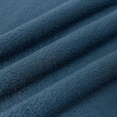 VidaXL Gooi deken marineblauw 220 x 240 cm fleece