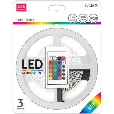 Avide LED Strip 12V 7.2W RGB 3 m