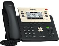 Yealink serie T2 IP telefoons, Zwart en wit LCD, SIP-T27G, zwart - thumbnail