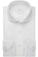 Profuomo Heren Overhemd Sky Blue Wit Oxford Extra Cutaway Slim Fit - thumbnail