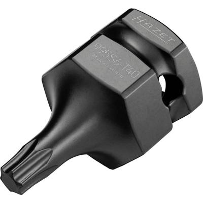HAZET Krachtdopsleutelbit 995S6-T40 · 1/2 inch (12,5 mm) vierkant hol, 24 mm buitenzeskant · Binnen-TORX®-profiel · SW T40 HAZET Krachtdopsleutelbit 995S6-T40 · 1/2 inch (12,5 mm) vierkant hol, 24 mm buitenzeskant · Binnen-TORX®-profiel · SW T40