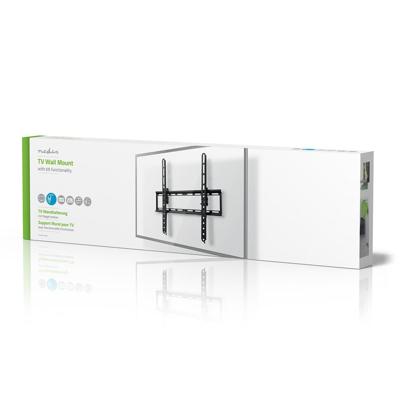 Nedis Kantelbare TV-Muurbeugel | 23-55 " | 35 kg | 12 ° | 38 mm | 1 stuks - TVWM1131BK TVWM1131BK - thumbnail
