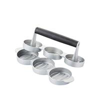 POINT-VIRGULE - Keukenhulpen - Mini hamburgerpers 3st 6,8cm - thumbnail