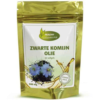 Zwarte Komijnolie (Gold) | 900 mg | 60 softgels | Vitaminesperpost.nl