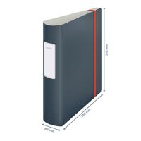 Ordner Leitz Cosy Active 180° 82mm PP A4 fluweel grijs - thumbnail