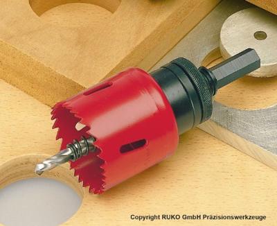 RUKO 106302 106302 Gatenzaagset 8-delig 22 mm, 29 mm, 35 mm, 44 mm, 51 mm, 68 mm 1 set(s)