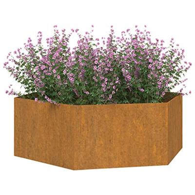 VidaXL Plantenbak roestig 138x120x45 cm cortenstaal