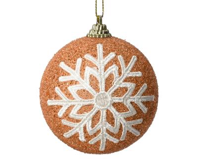 Kerstbal foam d8 cm sprankelend rose kerst Decoris - Decoris Kerstbal foam d8 cm sprankelend rose kerst Decoris - Decoris