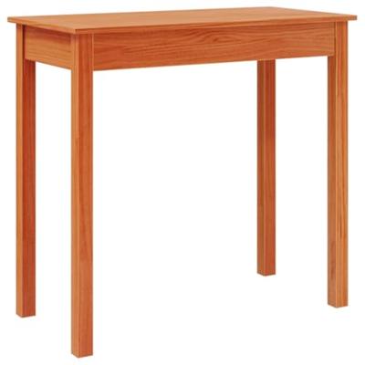 Wandtafel 80x40x75 cm massief grenenhout wasbruin