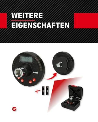 KS Tools 516.1193 1/2 digitale koppeladapter met hoekmeter, 40-200 Nm KS Tools 516.1193 1/2 digitale koppeladapter met hoekmeter, 40-200 Nm