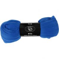 Creativ Company Merino wol, dikte 21 my, kobalt blauw, 100 gr/ 1 doos - thumbnail