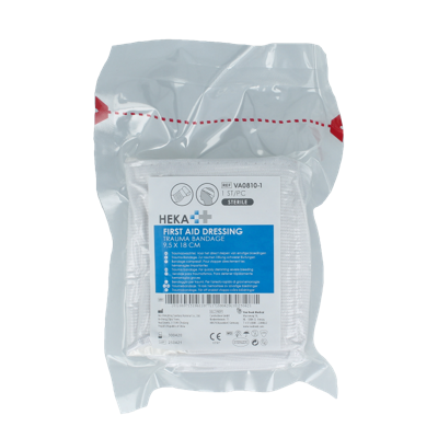 Traumaverband 9.5 x 18cm 1 Stuks Traumaverband 9.5 x 18cm 1 Stuks