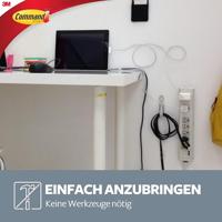 Command kabelbundelaar, medium, draagvermogen 900 gram, wit, blister van 2 stuks - thumbnail