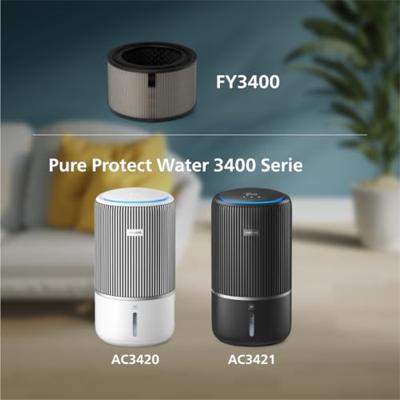 Philips FY3400/30 PureProtect Water 3400 Series HEPA-filter Grijs