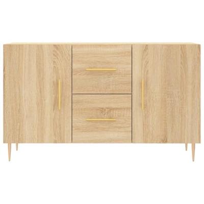 Dressoir 100x36x60 cm bewerkt hout sonoma eikenkleurig