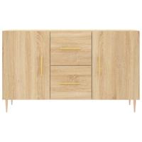 Dressoir 100x36x60 cm bewerkt hout sonoma eikenkleurig - thumbnail