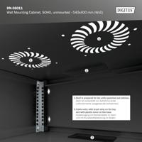 Digitus DN-38011 rack 4U Wandrek Zwart - thumbnail