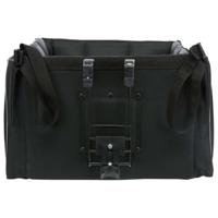 Trixie fietsmand voor aan stuur nylon zwart / grijs 41x26x26 cm - thumbnail