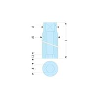 Facom lange doppen 1/4&apos;, 6 kant 11mm - R.11LA - thumbnail