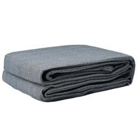 VidaXL Tenttapijt blauw en grijs 200 x 200 cm polyetheen - thumbnail