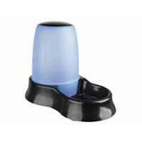 TRIXIE VOER- EN WATERDISPENSER KUNSTSTOF ASSORTI 28X17X20 CM 1,5 LTR 2 ST - thumbnail