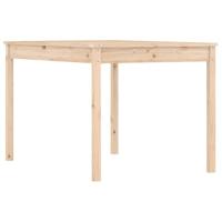 Tuintafel 121x82,5x76 cm massief grenenhout - thumbnail