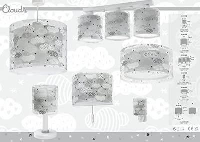 Dalber Kinderkamer tafellampClouds turquoise - 41411H