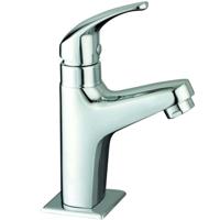 VICO koudwaterkraan wastafel, chroom keramische schijven geluidsarme, verwisselbare 25 mm-cartouche mousseur KIWA-gekeurd metalen greep garantie: 5 jaar - thumbnail