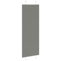 Pliss rolgordijn 75x200 cm stofbreedte 74,4 cm antraciet - thumbnail