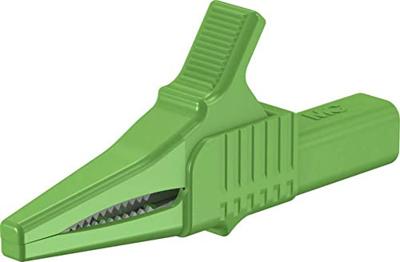 Stäubli XKK-1001 Veiligheids-krokodilklem CAT II Groen
